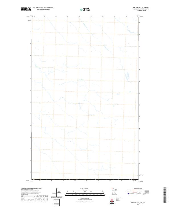2022 Map of Orleans OE N, 2022 Print