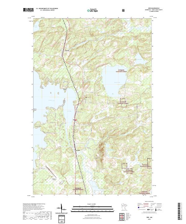 USGS Topographic Map – Orr