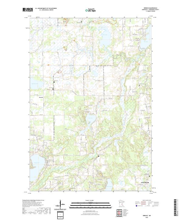 USGS Topographic Map – Orrock