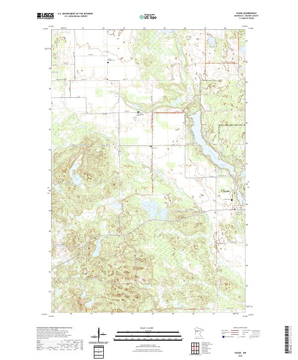 USGS Topographic Map – Osage