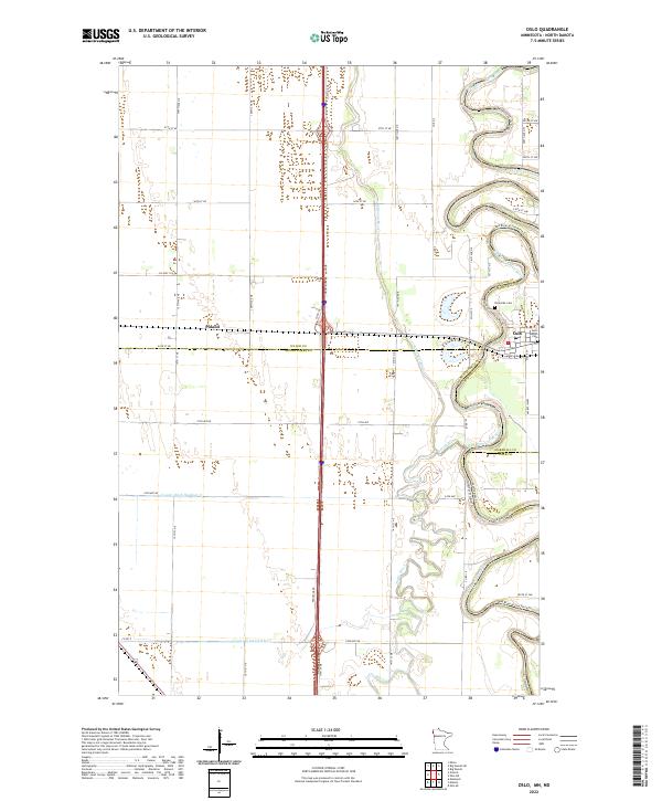 USGS Topographic Map – Oslo
