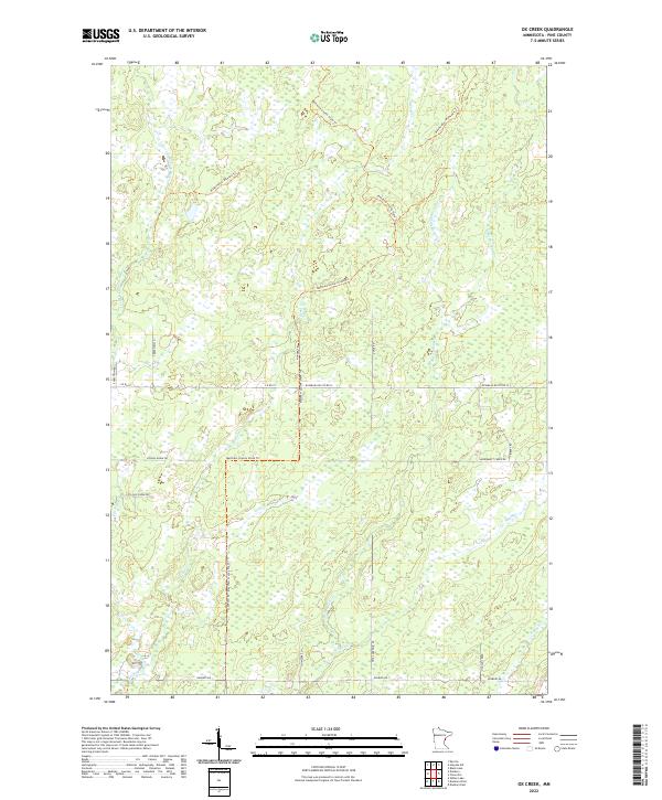 USGS Topographic Map – Ox Creek