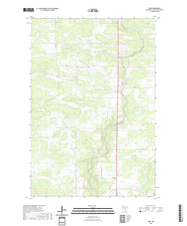 USGS Topographic Map – Page