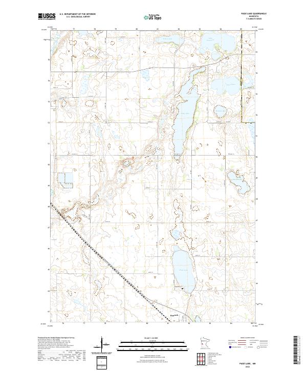 USGS Topographic Map – Page Lake
