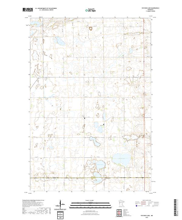 USGS Topographic Map – Patchen Lake