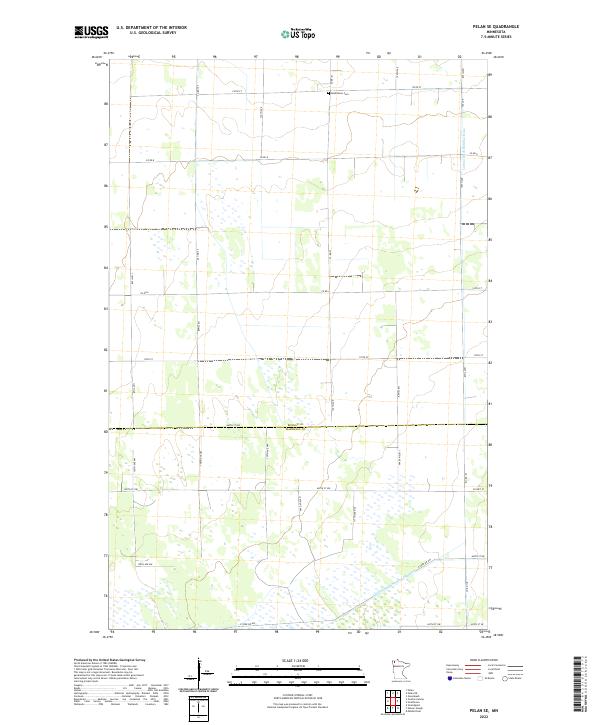 USGS Topographic Map – Pelan SE