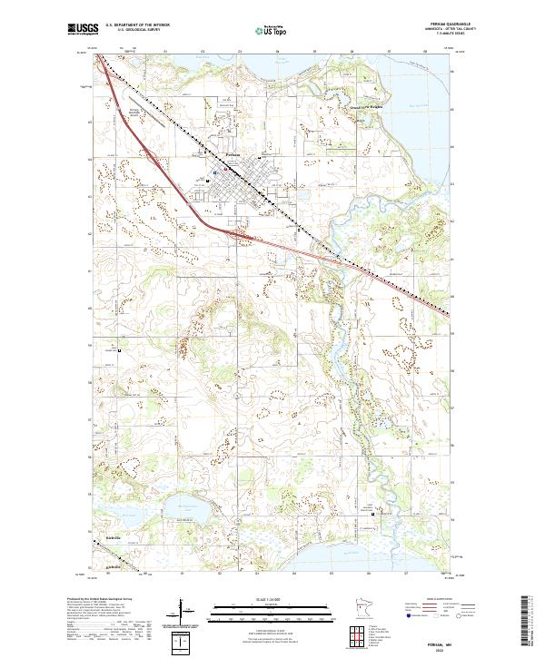 USGS Topographic Map – Perham