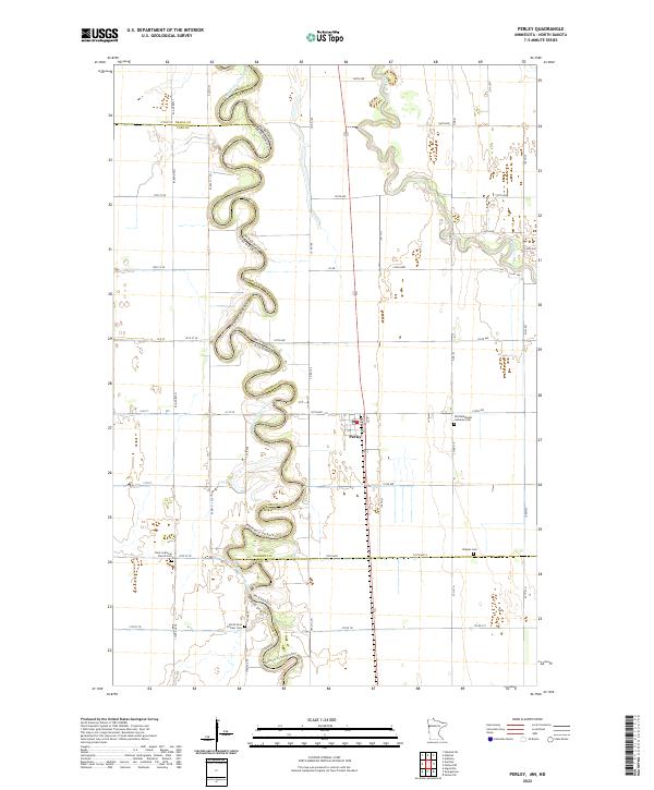 USGS Topographic Map – Perley