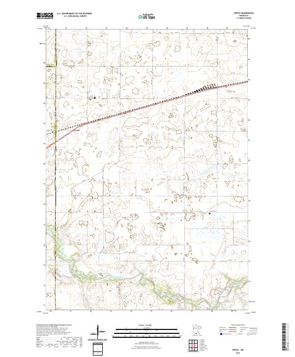 USGS Topographic Map – Perth