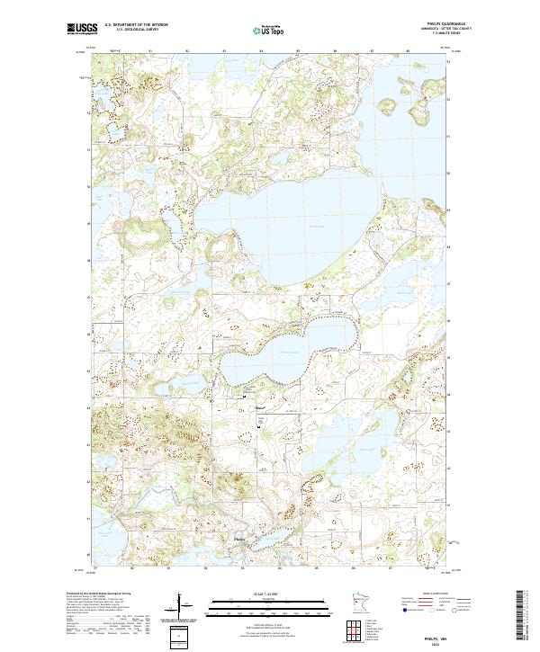 USGS Topographic Map – Phelps