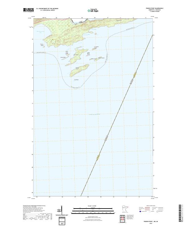 USGS Topographic Map – Pigeon Point