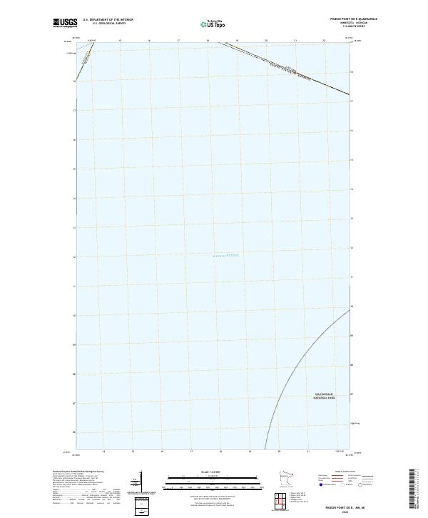 2022 Map of Pigeon Point OE E, 2022 Print