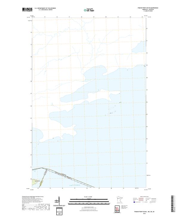 2022 Map of Pigeon Point OE NE, 2022 Print
