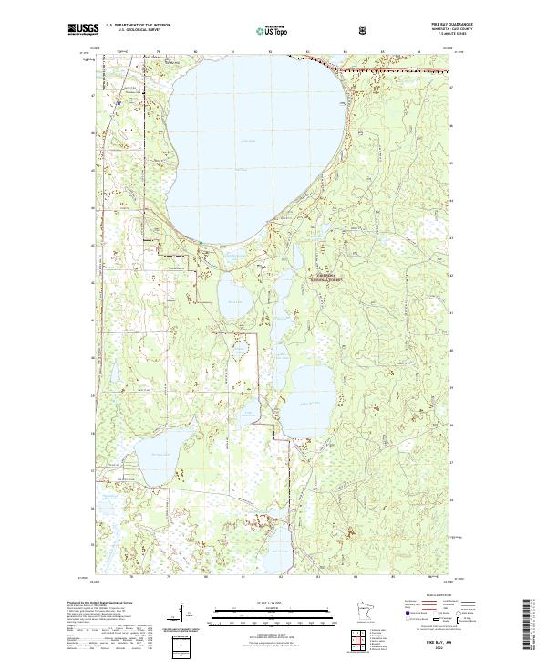 USGS Topographic Map – Pike Bay