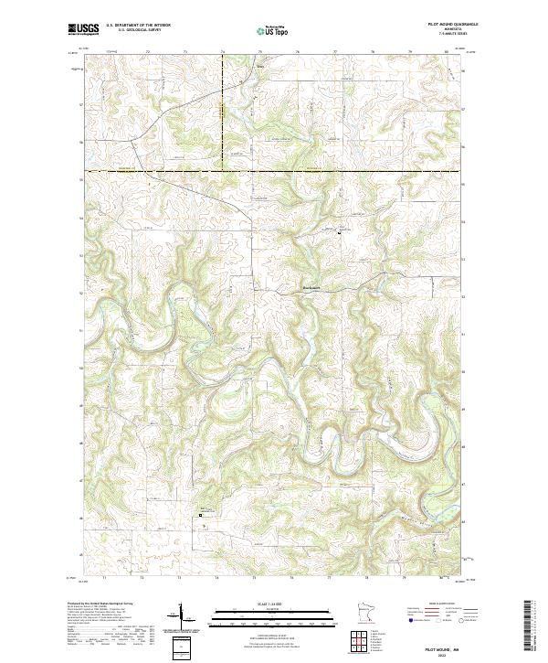USGS Topographic Map – Pilot Mound