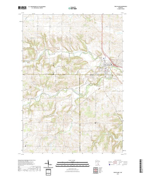 USGS Topographic Map – Pine Island