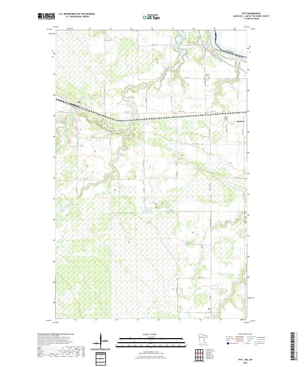 USGS Topographic Map – Pitt