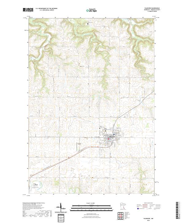 USGS Topographic Map – Plainview