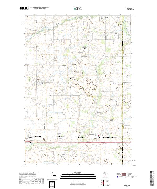 USGS Topographic Map – Plato