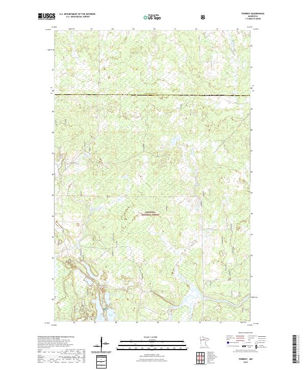 USGS Topographic Map – Pomroy