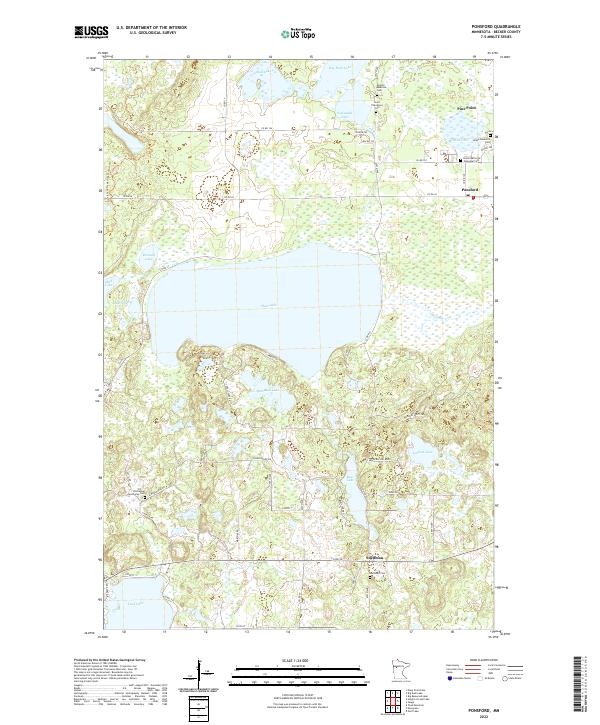 USGS Topographic Map – Ponsford