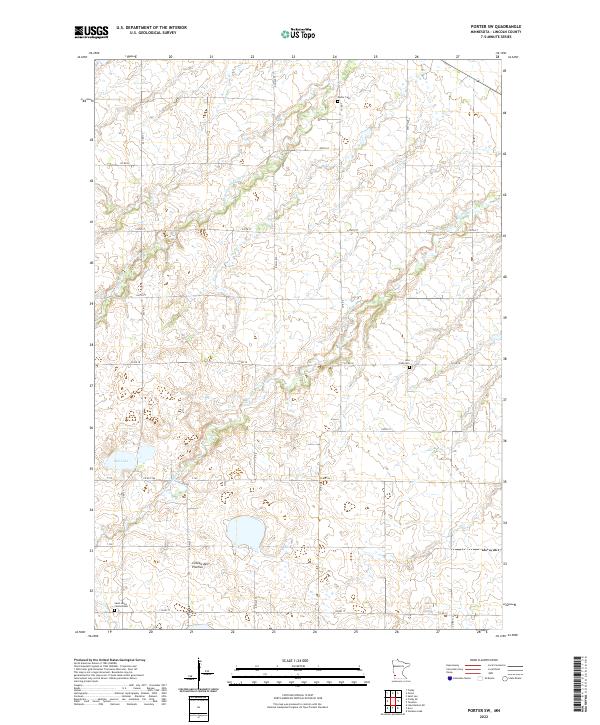 USGS Topographic Map – Porter SW