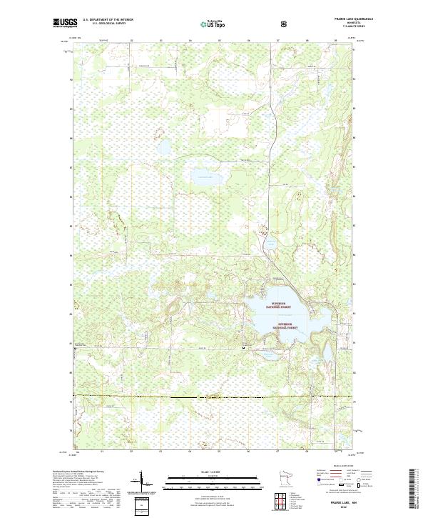 USGS Topographic Map – Prairie Lake