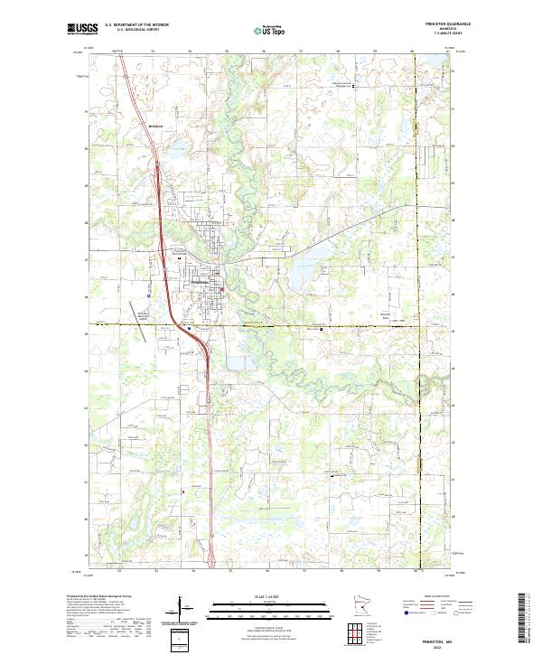 USGS Topographic Map – Princeton