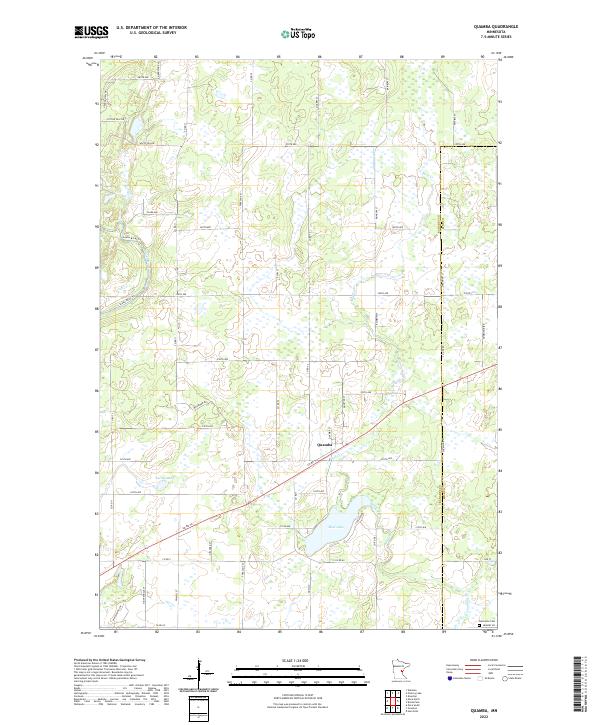 USGS Topographic Map – Quamba