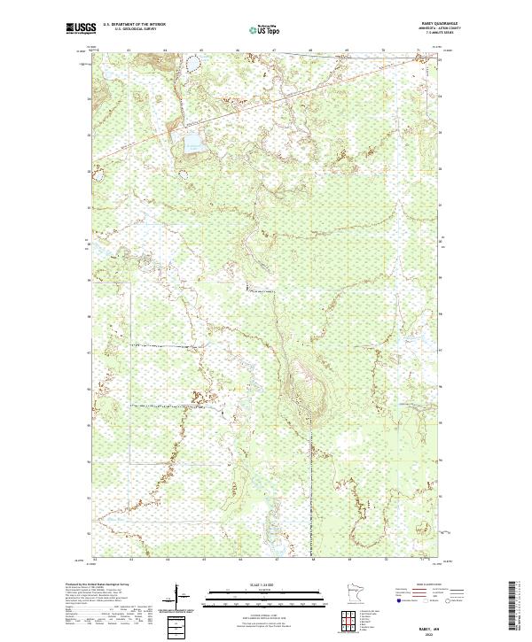 USGS Topographic Map – Rabey
