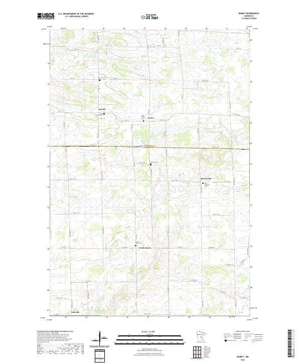 USGS Topographic Map – Ramey