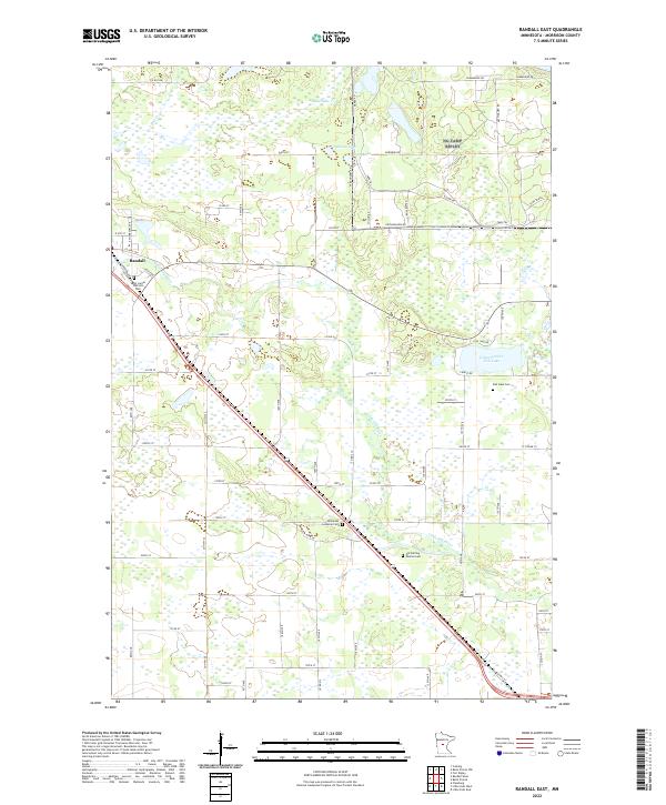 USGS Topographic Map – Randall East