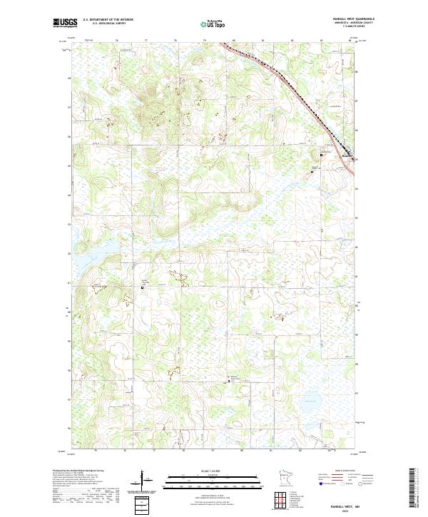 USGS Topographic Map – Randall West