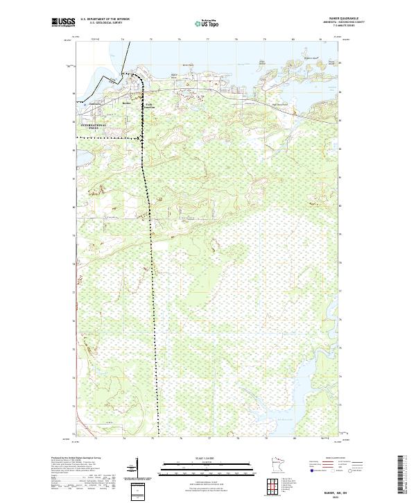 USGS Topographic Map – Ranier