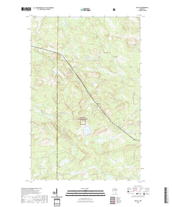 USGS Topographic Map – Ray SE