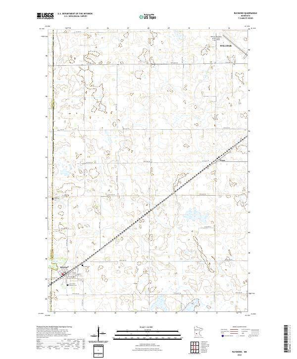 USGS Topographic Map – Raymond