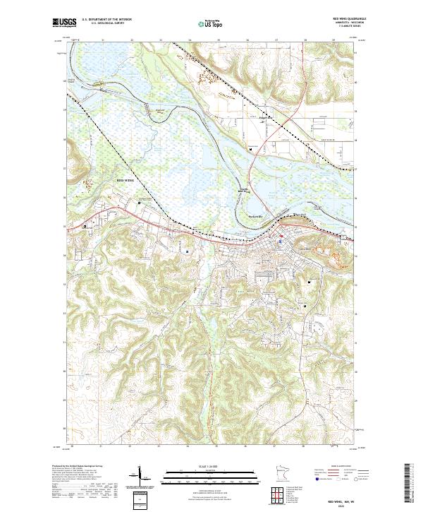 USGS Topographic Map – Red Wing