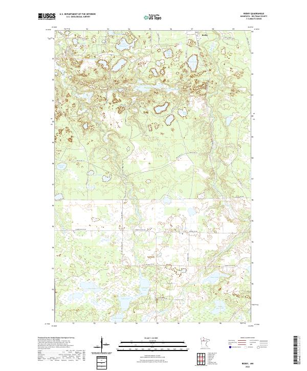 USGS Topographic Map – Redby