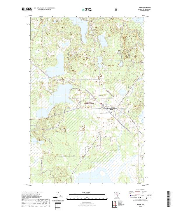 USGS Topographic Map – Remer