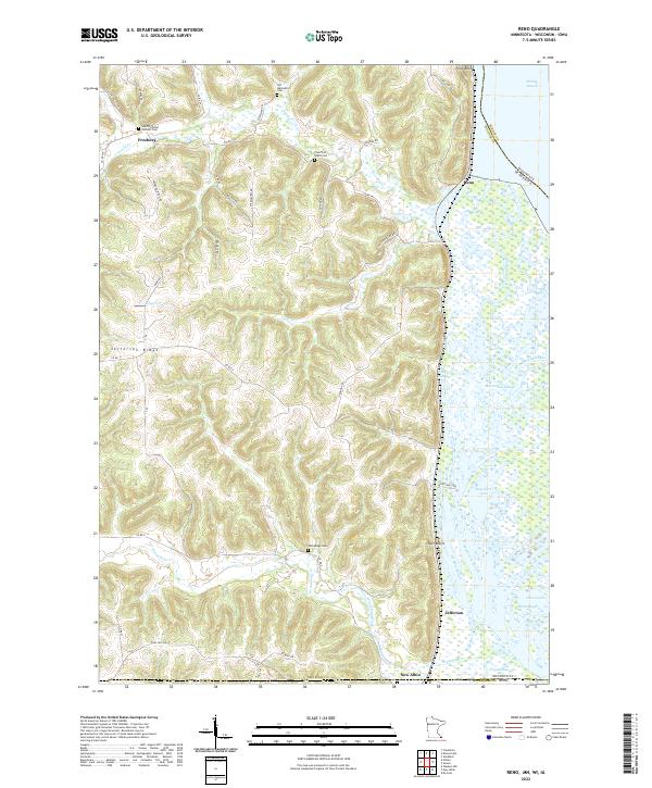 USGS Topographic Map – Reno