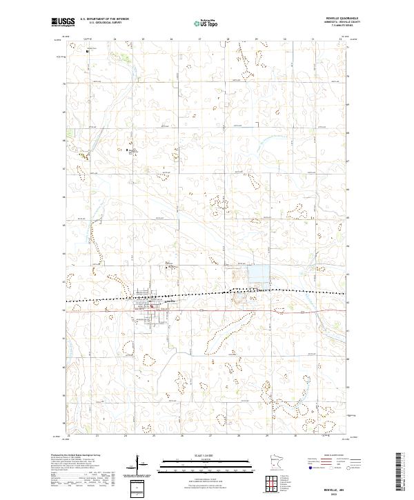 USGS Topographic Map – Renville