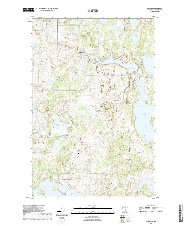 USGS Topographic Map – Richwood
