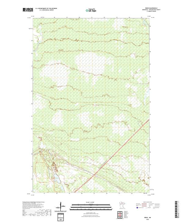 USGS Topographic Map – Ridge