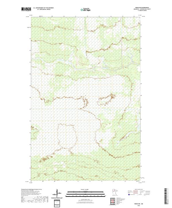 2022 Map of Ridge NW, 2022 Print