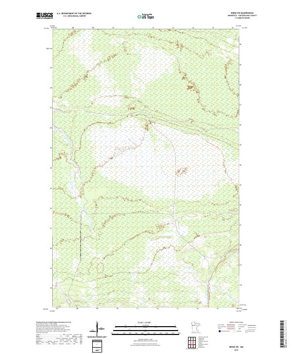 2022 Map of Ridge SW, 2022 Print