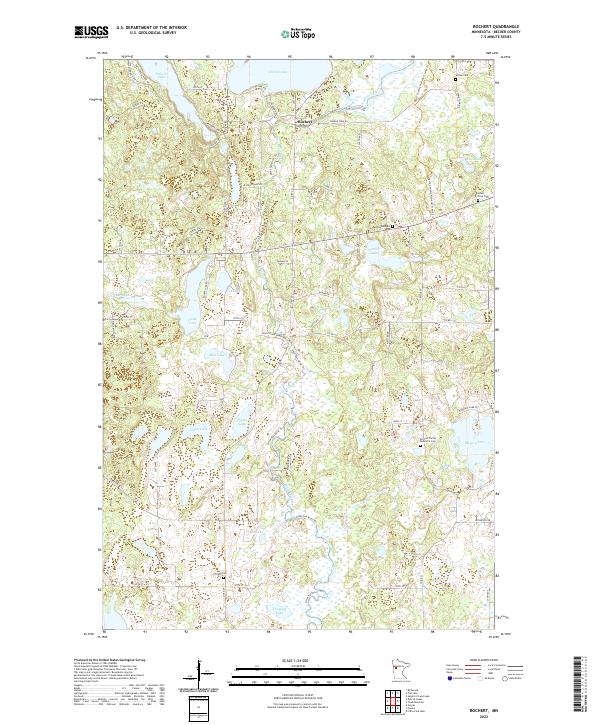 USGS Topographic Map – Rochert