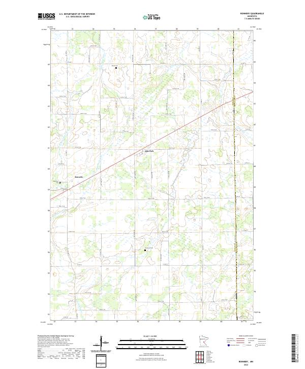 USGS Topographic Map – Ronneby