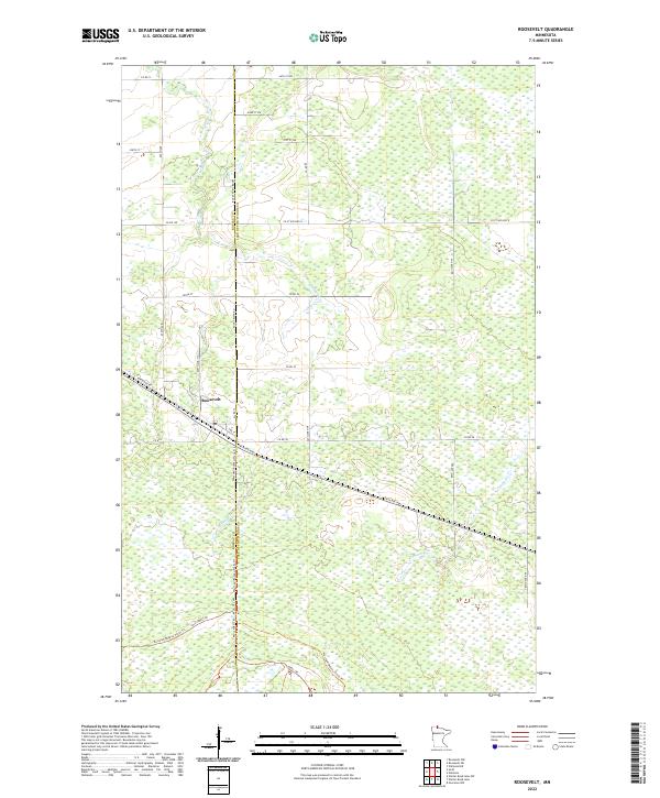 USGS Topographic Map – Roosevelt
