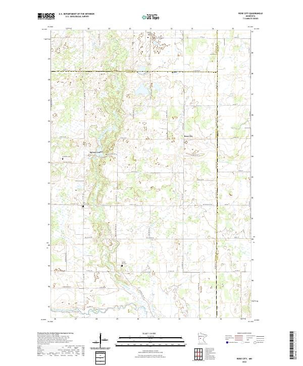 USGS Topographic Map – Rose City