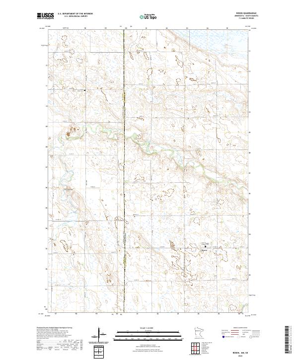 USGS Topographic Map – Rosen